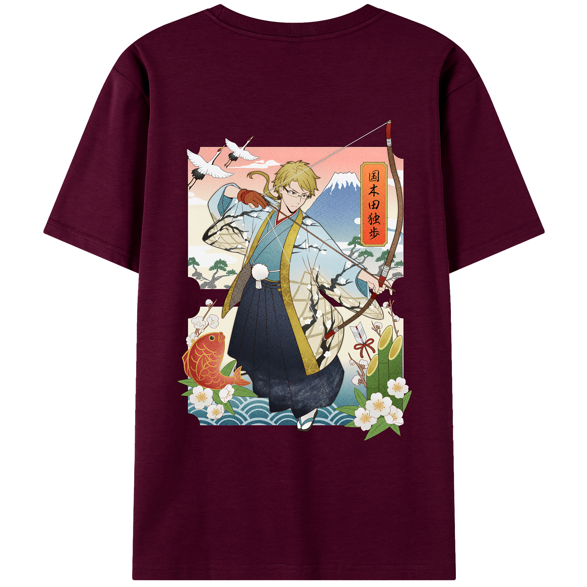 （画像用） 文豪ストレイドッグス Bungo Stray Dogs レディース半袖Tシャツ(バックプリント)